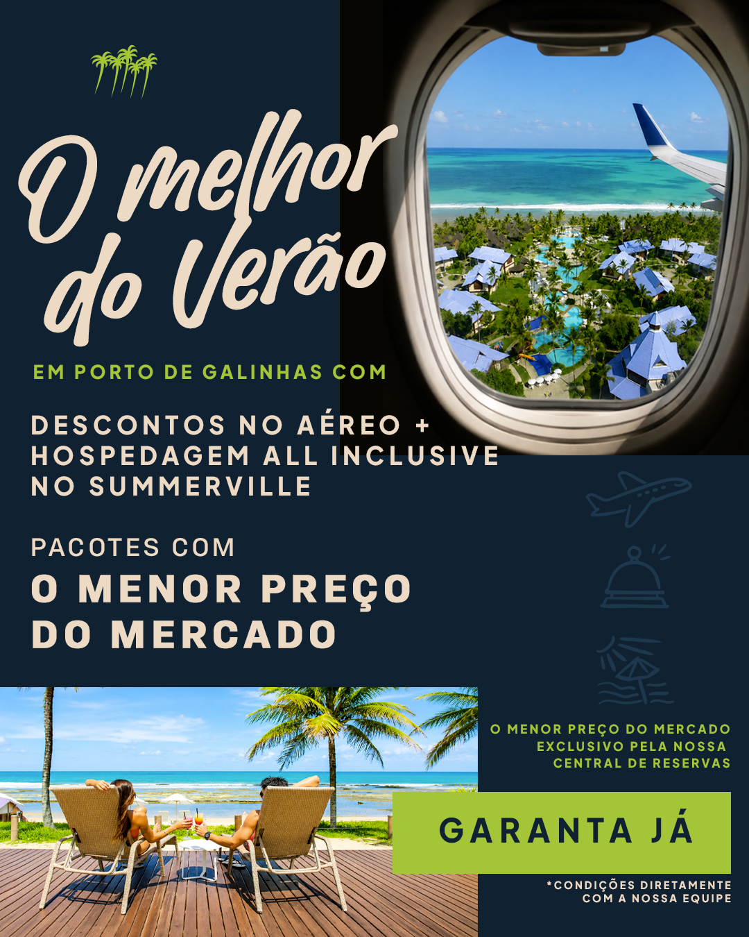Aero Summer 2026 — O melhor do Verão em Porto de Galinhas. Clique para escolher sua saída.